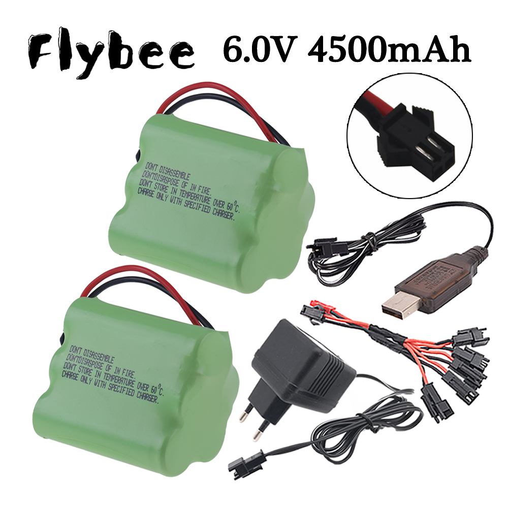 Rc Hobbyking - 6V 4500Mah Ni-Mh Batterij Sm Stekker