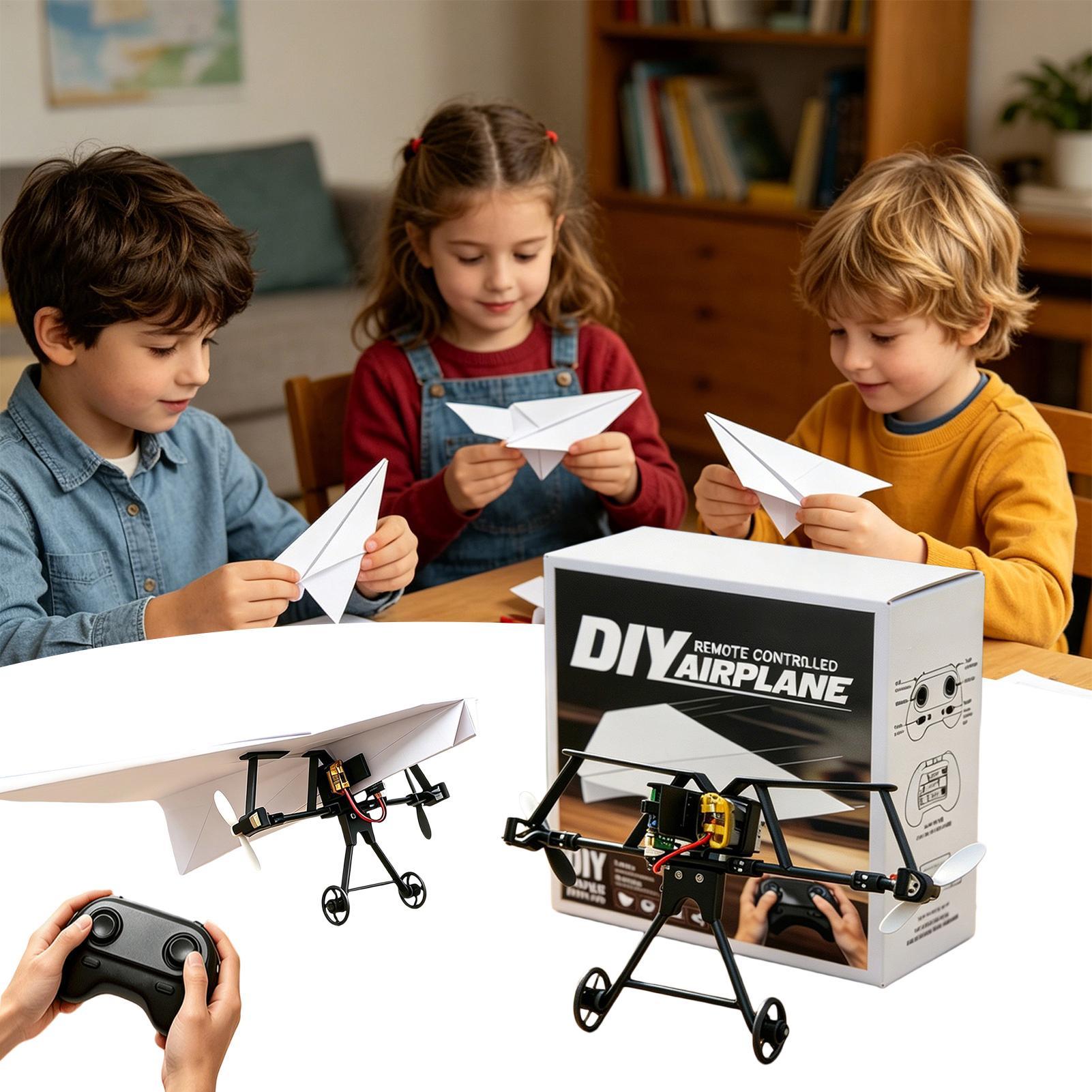 Rc Hobbies - DIY RC Papieren Vliegtuig Kit Speelgoedvliegtuig