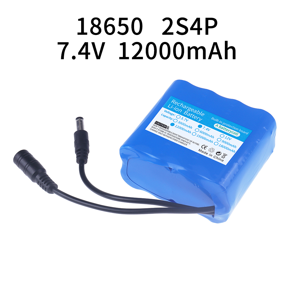 2S4P 18650 lithiumbatterij 7,4 - Rc Hobbyking recensie en prijs