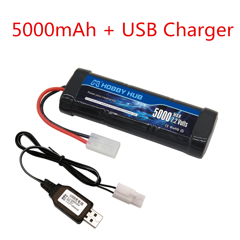 7.2V 5000mAh Ni-Mh-batterij me - Rc Hobbyking recensie en prijs