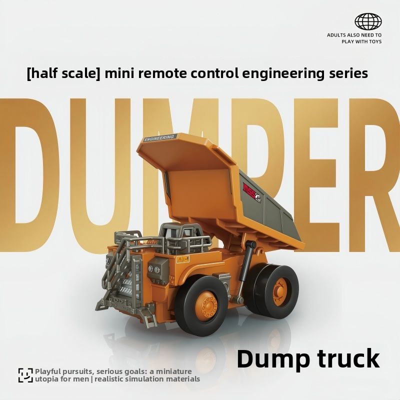 1:64 Metalen RC Techniek Auto  - Rc Hobby Dump Truck recensie en prijs