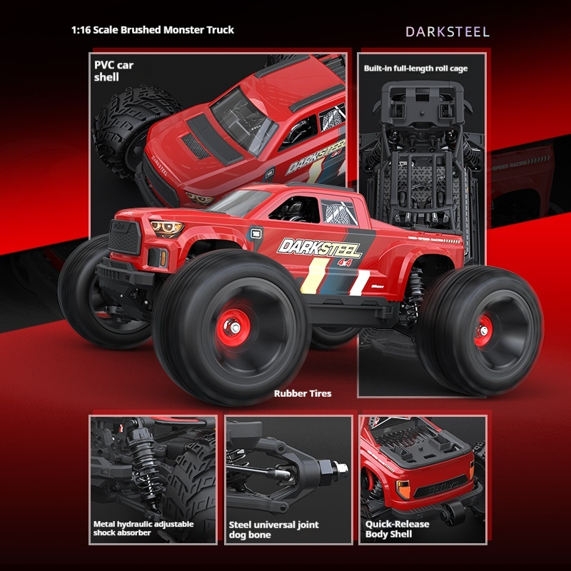 UDIRC UD1610PRO 1/16 RC BigWhe - Rc Hobby Monster Truck recensie en prijs