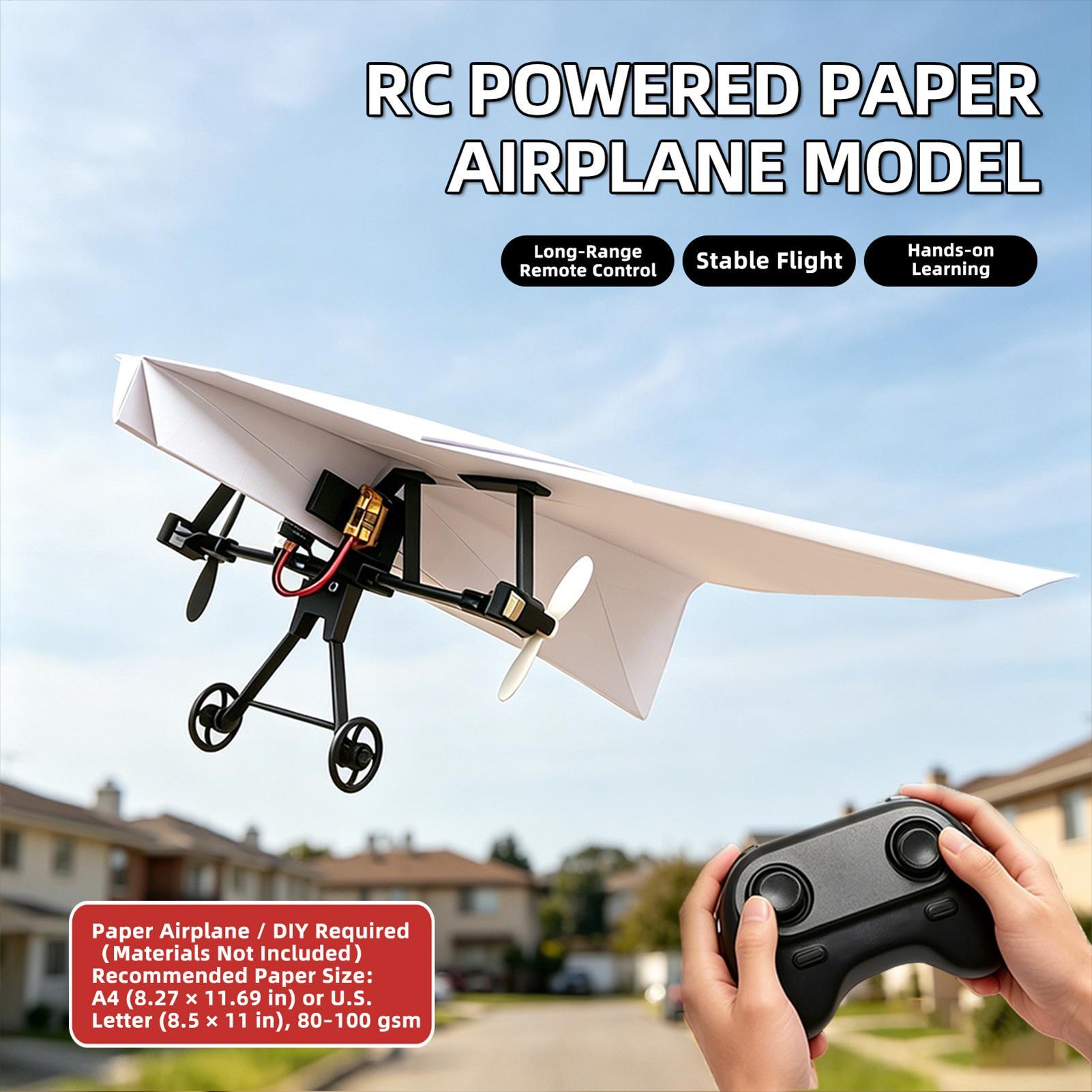 DIY RC Papieren Vliegtuig Kit  - Rc Hobbies recensie en prijs