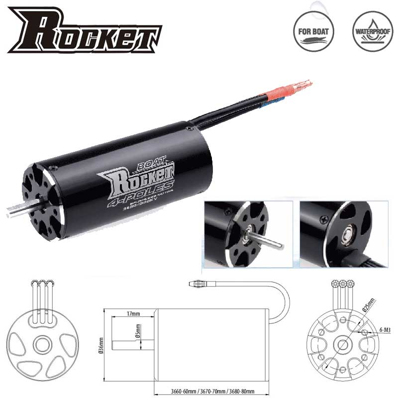 ROCKET-RC 2968 2958 2948 Borst - Rc Hobbyking recensie en prijs